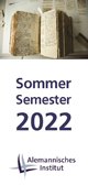 Cover Semesterprorgamm Sommer 2022